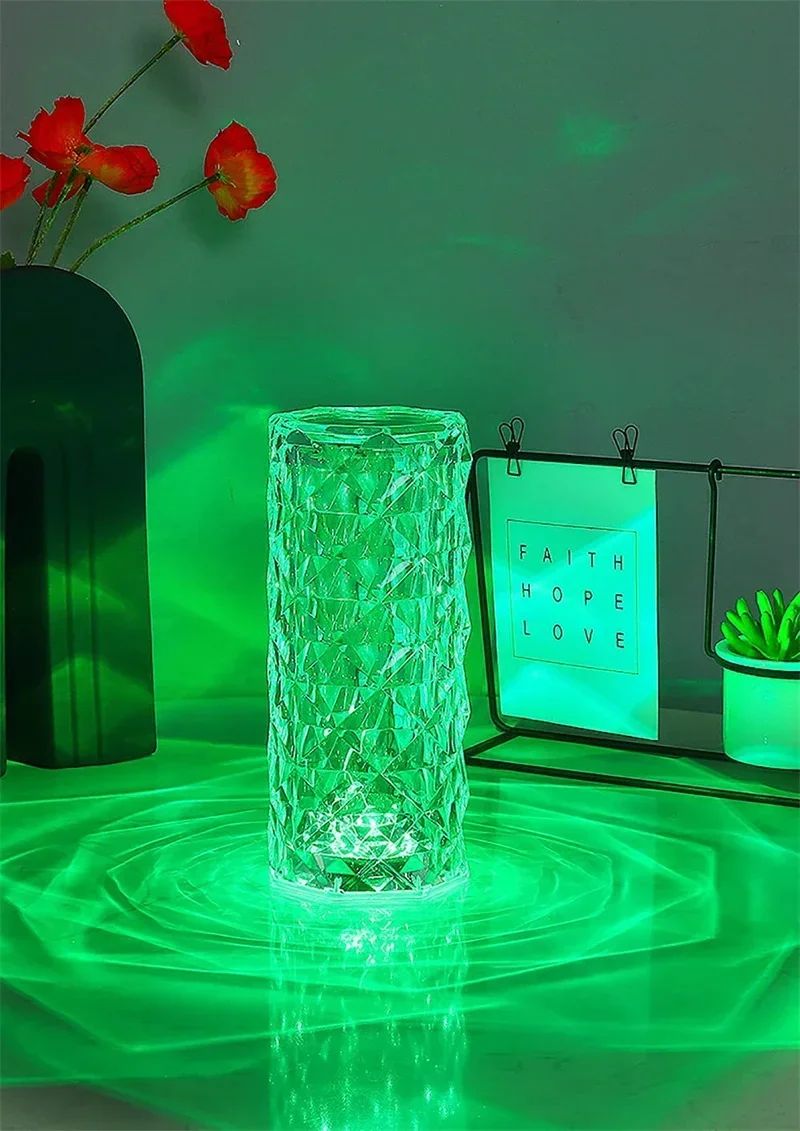 16 Color Daimond Crystal Lamp With Remote