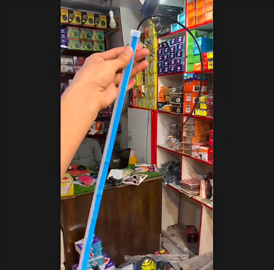 01 Pcs Trending Hub Universal Bike Strip Light – Dual Color Turn Signal (Yellow & White) | Best Quality Strip Light For Motorcycle | Strip Light For Bike