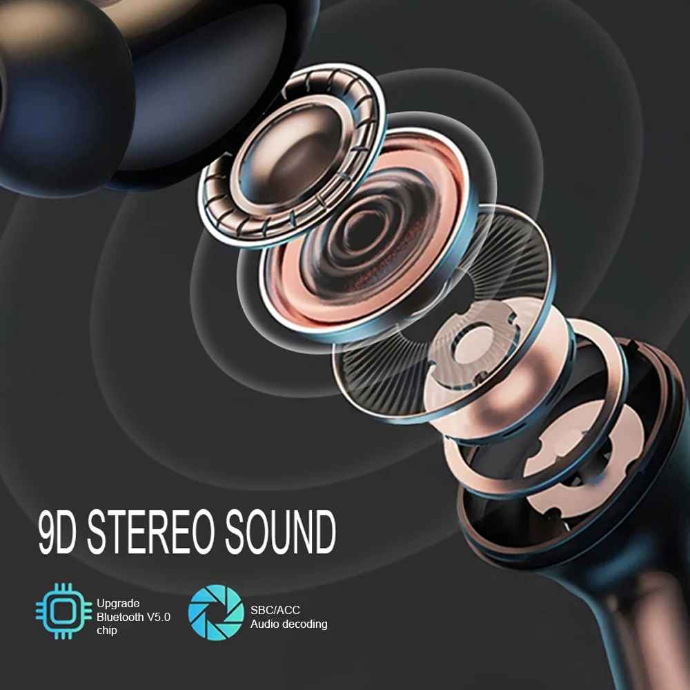 Original Thinkplus Wireless Bluetooth Earphones ANC Noise Reduction Earbuds HD Mic Call Gamer Headsets LED Touch Screen Control