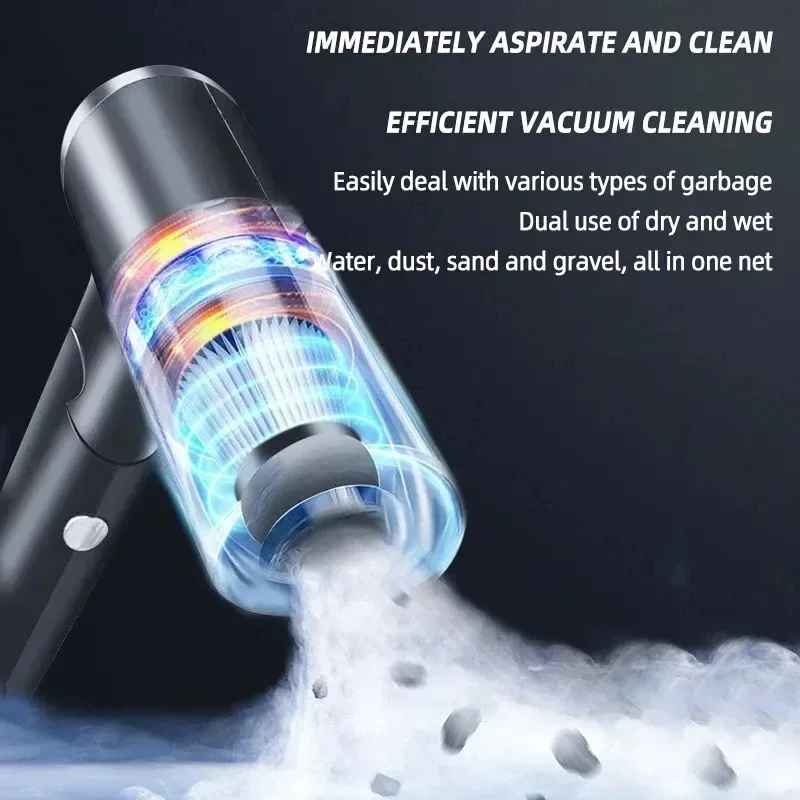 XIAOMI MIJIA Vacuum Cleaner 2 In 1 120w Wireless Super High Powerful Portable Wet Dry Dual Use Large Suction Vacuum Cleaner