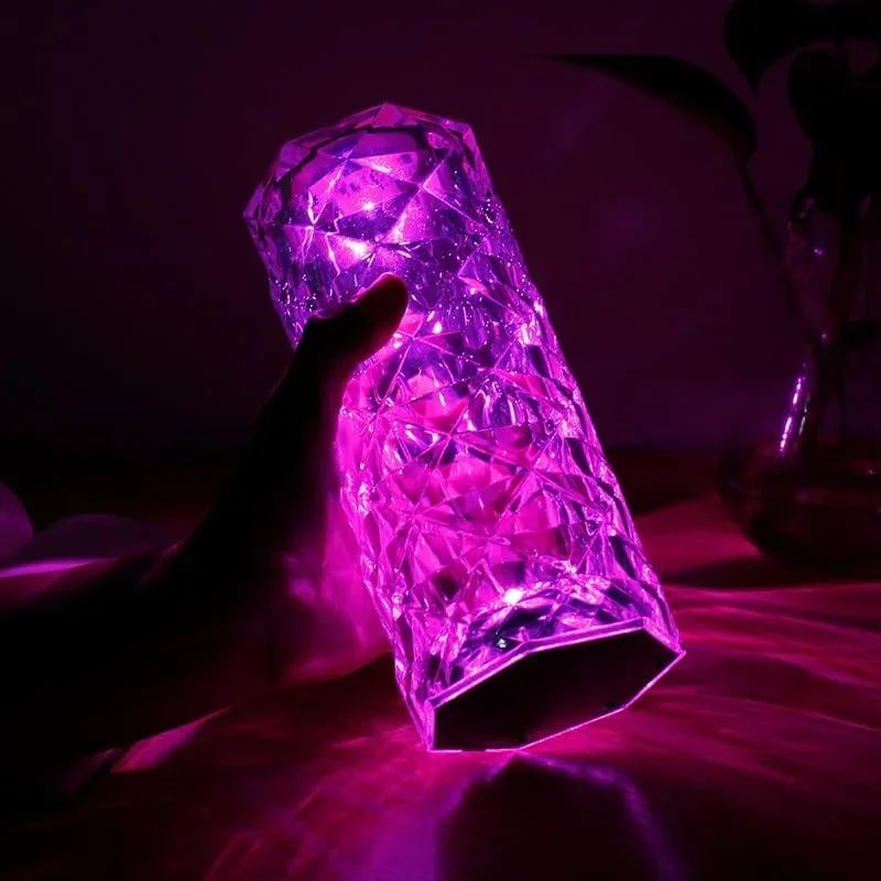 16 Color Daimond Crystal Lamp With Remote